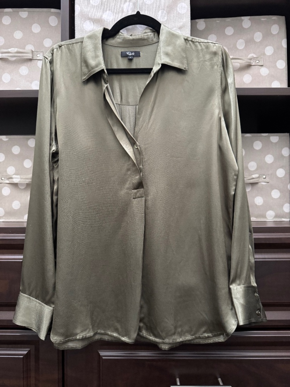 Rails Satin Blouse